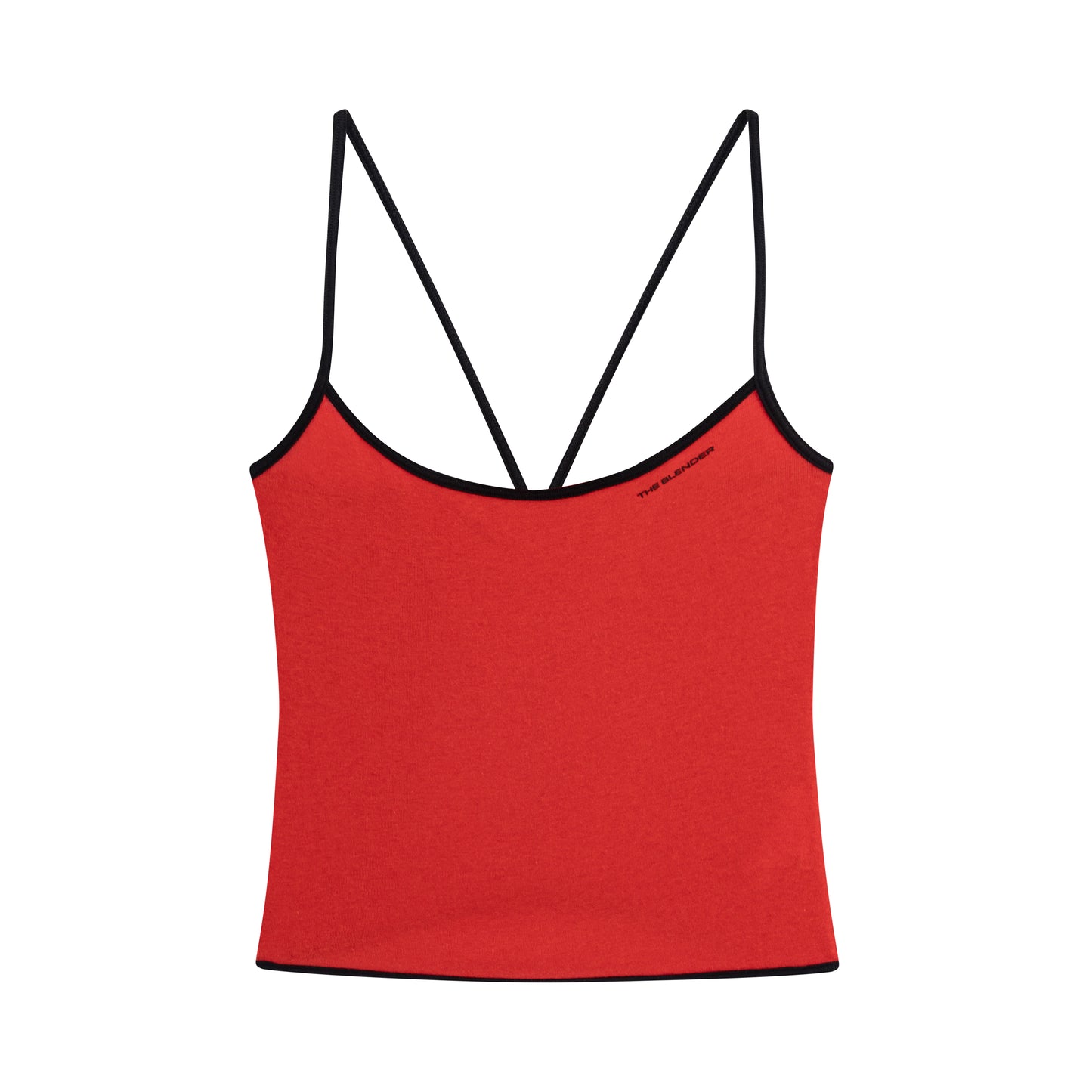 Crew Neck Y-Back Strappy Backless Cami Top - The Blender