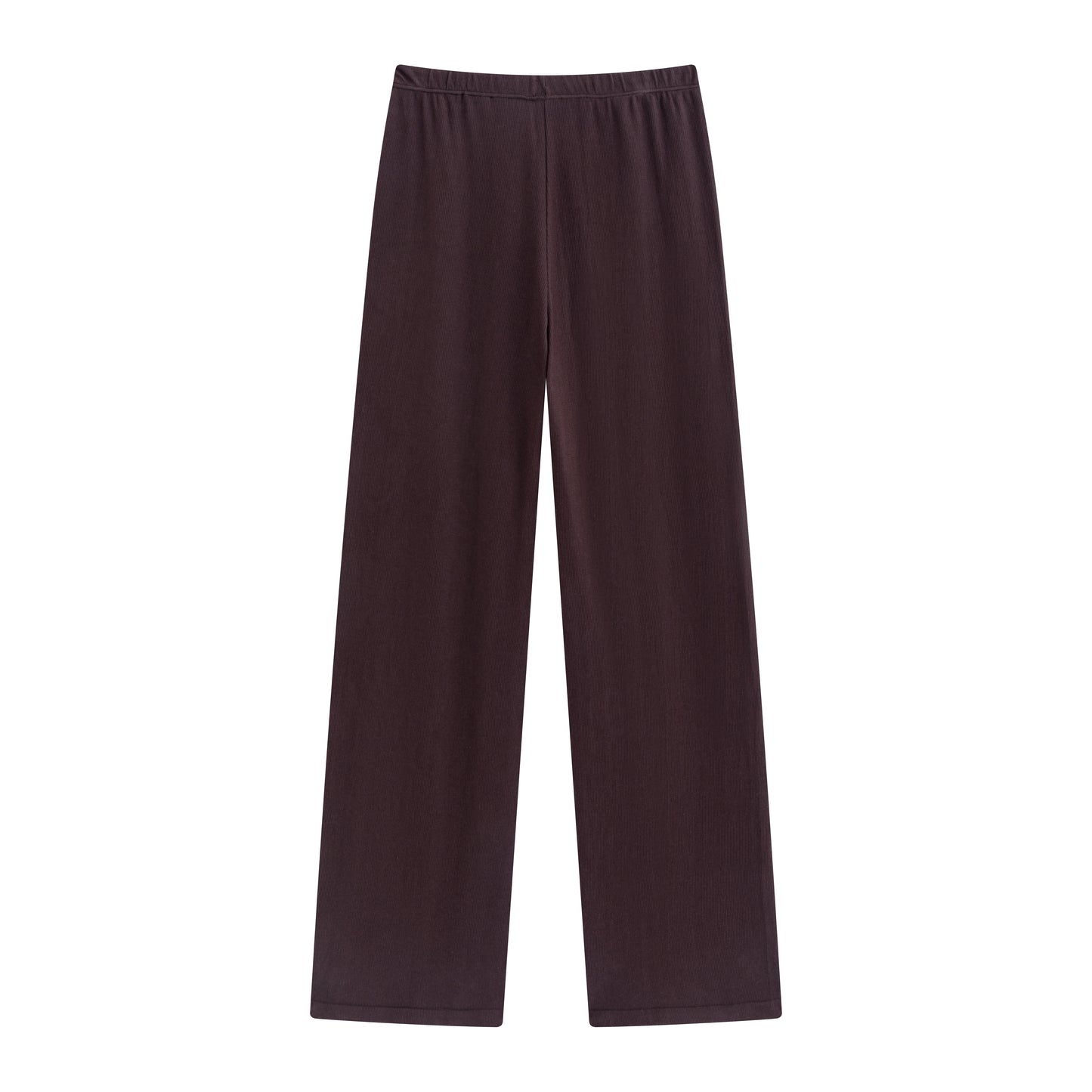 「3S」Elastic‑Waist Straight‑Leg Casual Trousers