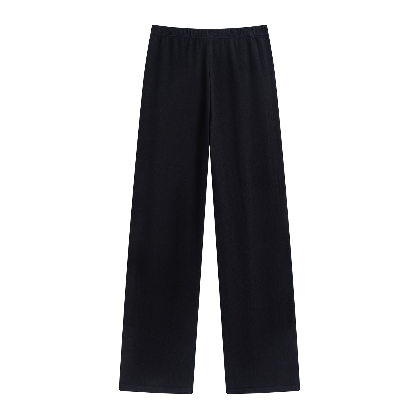 「3S」Elastic‑Waist Straight‑Leg Casual Trousers