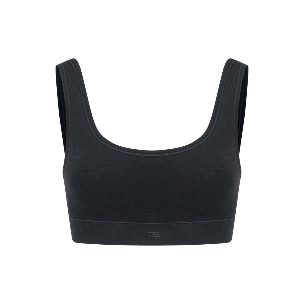 「3S」U‑Neck Open‑Back Camisole Bra - The Blender