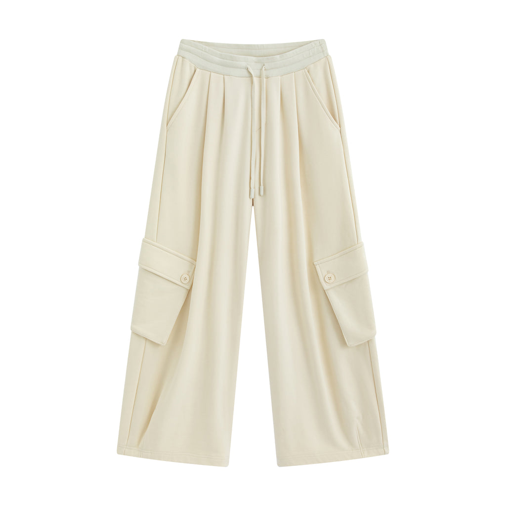 Oversized Cargo Pocket Casual Pants