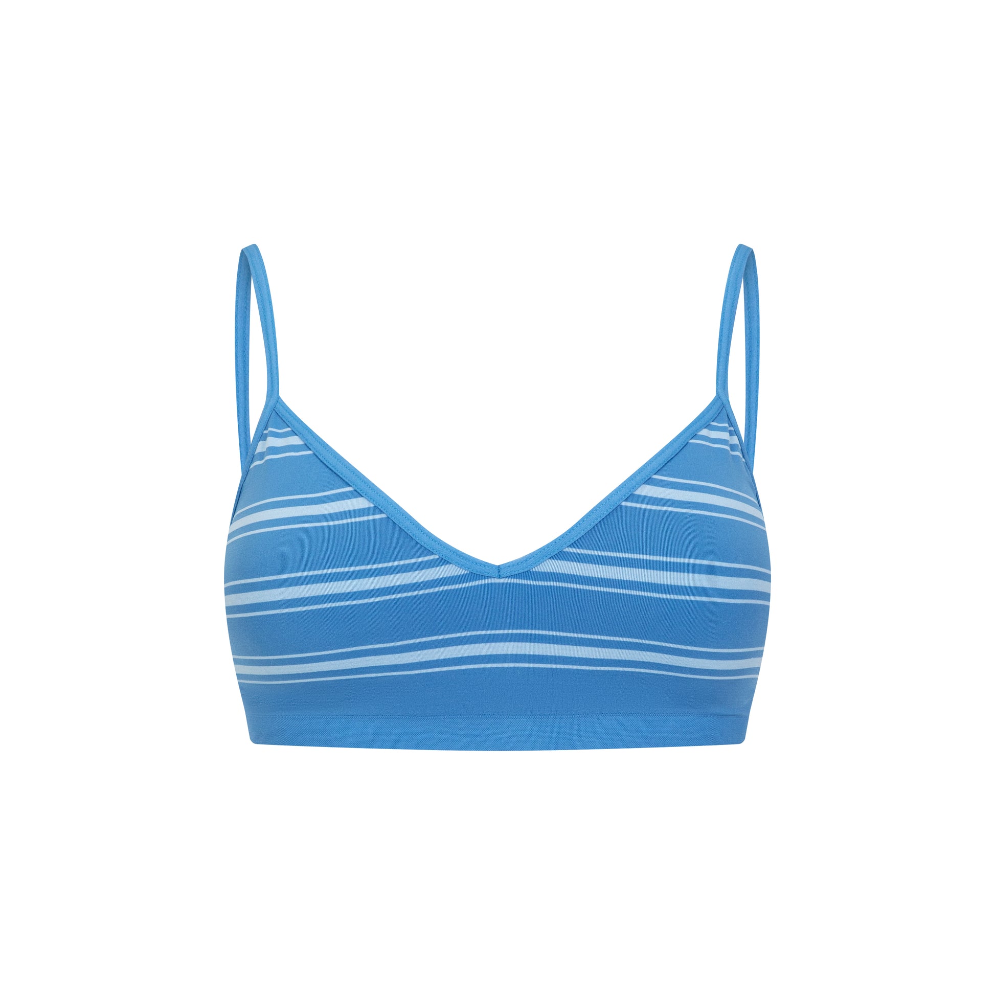 Striped Triangle Bra - The Blender