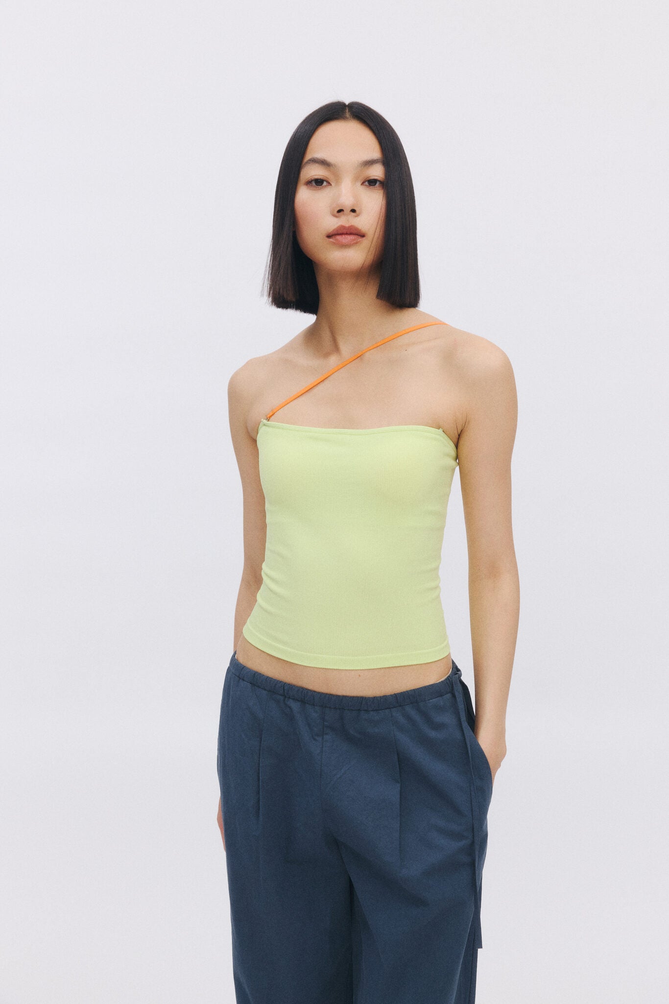 Longline Strapless top